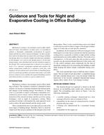 AT-01-05-4 — Guidance and Tools for Night and Evaporative Cooling in Office Buildings