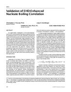 4452 — Validation of EHD-Enhanced Nucleate Boiling Correlation