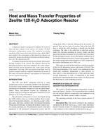 4439 — Heat and Mass Transfer Properties of Zeolite 13X-H2O Adsorption Reactor
