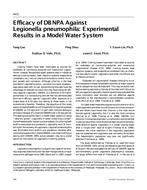 4432 — Efficacy of DBNPA Against Legionella pneumophila: Experimental Results in a Model Water System