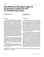 4419 — Vote Method of Deciding Supply Air Temperature Setpoint for VAV Air-Conditioning System