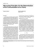4486 (RP-1166) — Measuring Principles for the Determination of Ice Concentration in Ice Slurry