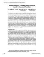 4483 (RP-977) — Flooded Boiling of Ammonia with Miscible Oil Outside a Horizontal Plain Tube