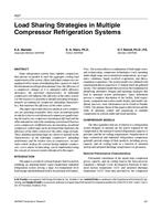 4527 — Load Sharing Strategies in Multiple Compressor Refrigeration Systems