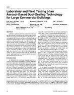 4526 — Laboratory and Field Testing of an Aerosol-Based Duct-Sealing Technology for Large Commercial Buildings