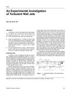 4512 — An Experimental Investigation of Turbulent Wall Jets