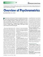 Overview of Psychrometrics