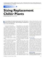 Sizing Replacement Chiller Plants