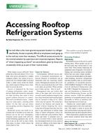 Accessing Rooftop Refrigeration Systems