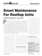 Smart Maintenance For Rooftop Units