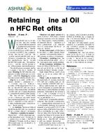 Refrigeration Applications: Retaining Mineral Oil in HFC Retrofits