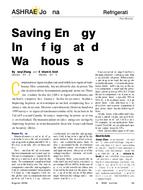 Saving Energy in Refrigerated Warehouses