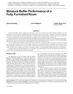 Moisture Buffer Performance of a Fully Furnished Room
