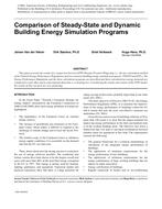 Comparison of Steady-State and Dynamic Building Energy Simulation Programs