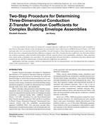 Two-Step Procedure for Determining Three-Dimensional Conduction Z-Transfer Function Coefficients for Complex Building Envelope Assemblies