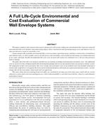 A Full Life-Cycle Environmental and Cost Evaluation of Commercial Wall Envelope Systems