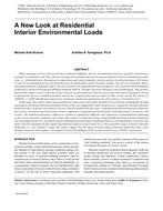 A New Look at Residential Interior Environmental Loads