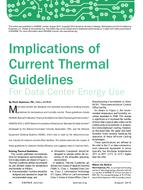 Implications of Current Thermal Guidlines For Data Center Energy Use