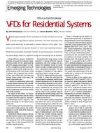 Emerging Technologies: Variable Frequency Drives, Part 5: VFDs for Residential Systems