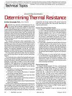 Technical Topics: Determining Thermal Resistance: Ground Heat Exchangers