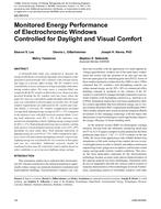 QC-06-012 – Monitored Energy Performance of Electrochromic Windows Controlled for Daylight and Visual Comfort