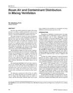 SA-96-01-4 — Room Air and Contaminant Distribution in Mixing Ventilation