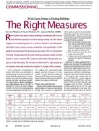 Commissioning: The Right Measures