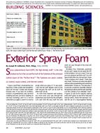 Building Sciences: Exterior Spray Foam