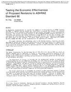 CH-85-12-1 — Testing the Economic Effectiveness of Proposed Revisions to ASHRAE Standard 90