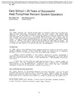 2857 — Cary SchoolÃ¢Â€Â”25 Years of Successful Heat Pump/Heat Reclaim System Operation
