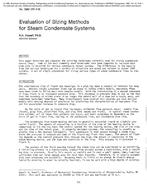2882 (RP-418) — Evaluation of Sizing Methods for Steam Condensate Systems