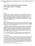 CH-85-17-2 — Field Tests of the Smoke Control System at the Bay Pines VA Hospital