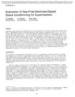 CH-85-09-4 — Evaluation of Gas-Fired Desiccant-Based Space Conditioning for Supermarkets