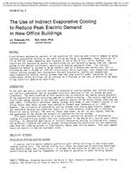 CH-85-07-2 — The Use of Indirect Evaporative Cooling to Reduce Peak Electric Demand in New Office Buildings