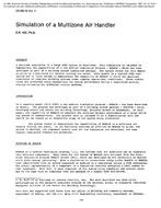 CH-85-16-2 — Simulation of a Multizone Air Handler