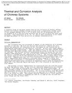 2883 — Thermal and Corrosion Analysis of Chimney Systems