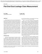 AB-10-003 — Flat Oval Duct Leakage Class Measurement
