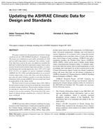 AB-10-011 (RP-1453) — Updating the ASHRAE Climatic Data for Design and Standards