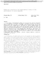 AB-10-C023 — Numerical simulation and experimental study on the performance of screw expander