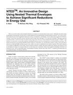 Buildings XI Conference — NTED: An Innovative Design Using Nested Thermal Envelopes to Achieve Significant Reductions in Energy Use