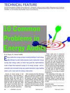10 Common Problems in Energy Audits