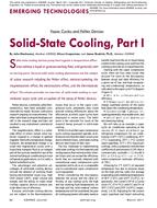 Emerging Technologies: Solid-State Cooling, Part I