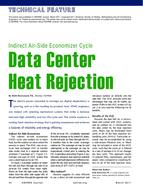 Data Center Heat Rejection: Indirect Air-Side Economizer Cycle