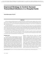 Improved Strategy to Control Aerosol-Transmitted Infections in a Hospital Suite