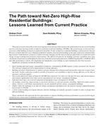 Buildings XI Conference — The Path toward Net-Zero High-Rise Residential Buildings: Lessons Learned from Current Practice