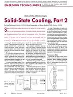 Emerging Technologies: Solid-State Cooling, Part 2