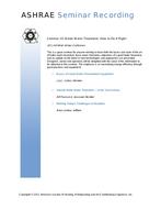 Seminar 10 — Boiler Water Treatment:  How to Do it Right