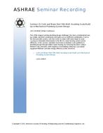Seminar 35 — Coils and Water DonÃ¢Â€Â™t Mix Well: Avoiding Scale Build Up in Mechanical Plumbing System Design