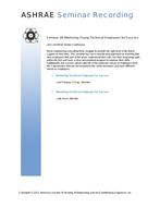 Seminar 38 — Mentoring Young Technical Employees for Success
