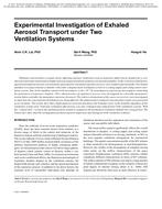 Experimental Investigation of Exhaled Aerosol Transport under Two Ventilation Systems